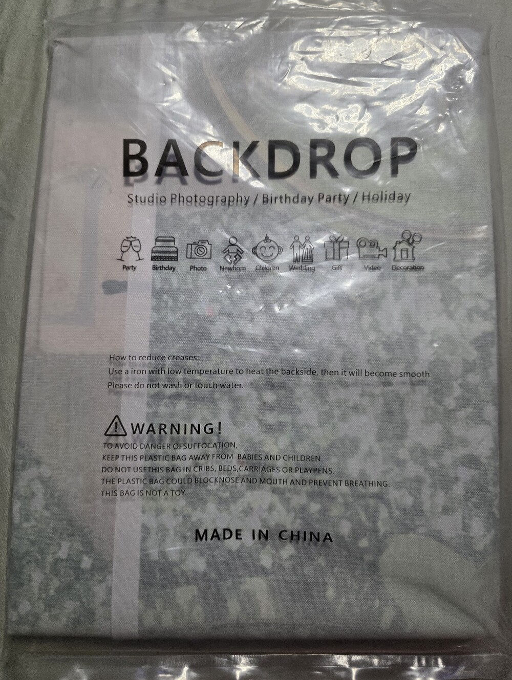 New Sealed St. Patrick's Day Photo Backdrop – Green Clover Photography Backgroun